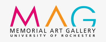 Logo of Memorial Art Gallery with link to MAG website